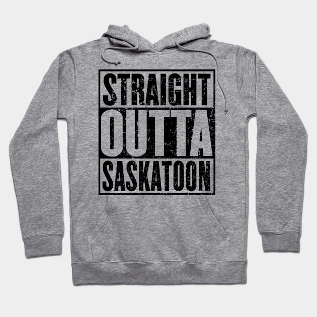 Straight Outta Saskatoon Vintage Hoodie by HeroGifts